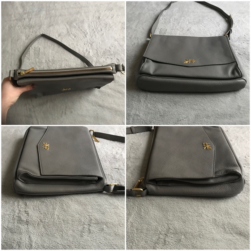 Freshly Picked Classic Crossbody Diaper Bag Gray - Picture 5 of 16